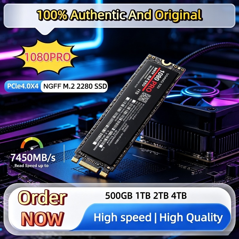 Ssd 500Gb - 100% asli, 1080PRO PCIe 4.0 NGFF