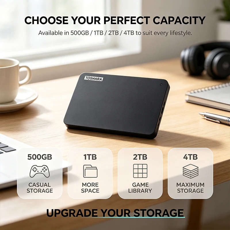 TOSHARA A3 SSD Portabel 4TB 2T - Ssd 500Gb ulasan dan harga