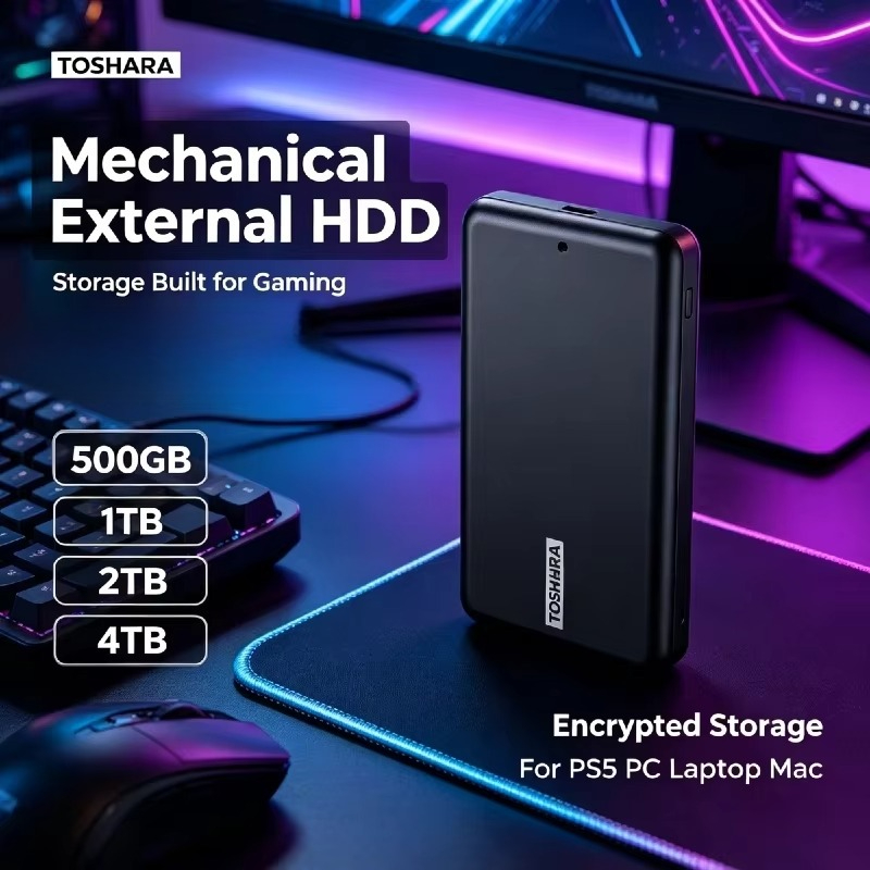 TOSHARA A5 SSD Portabel 4TB 2T - Ssd 500Gb ulasan dan harga