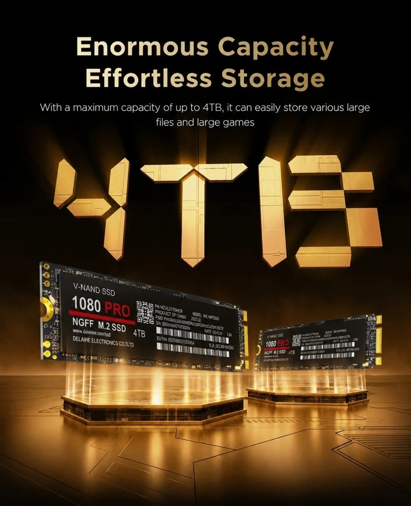 100% asli, 1080PRO PCIe 4.0 NG - Ssd 500Gb ulasan dan harga