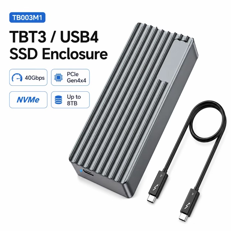 Enclosure SSD M.2 NVMe TBT3/US - External Ssd ulasan dan harga